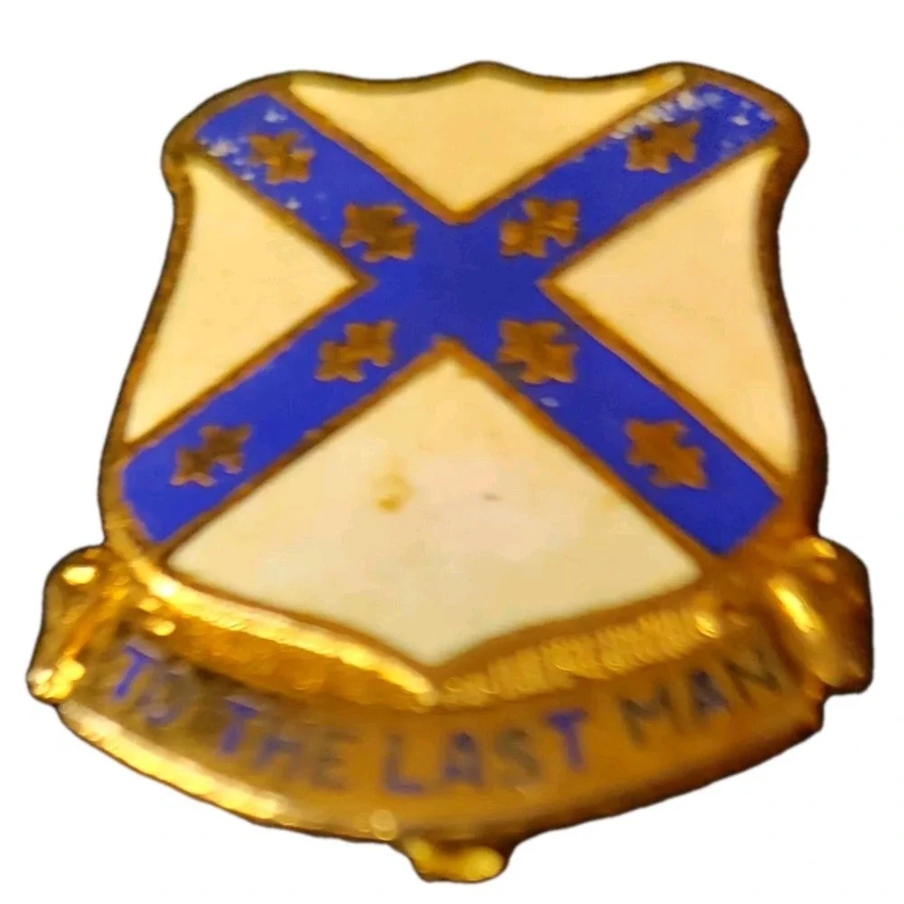 To‎ The Last Man US Military 133rd Engineer At Battalion Insignia Lapel Pin